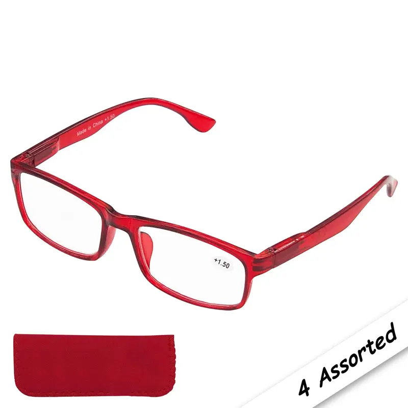 +1.50 Reading Glasses With Storage Pouch – Compact & Travel-Friendly 1