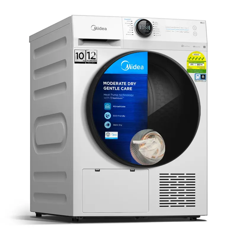 10Kg Capacity Heat Pump Clothes Dryer – Eco Mode Enabled 1