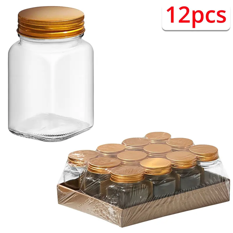 12-Pack Small Glass Jars – 380Ml Each 1