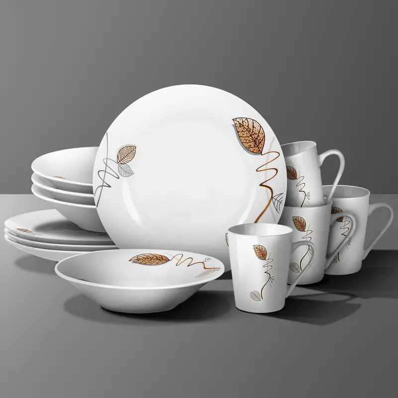 12-Piece Dinnerware Set – Complete Tableware Collection 1