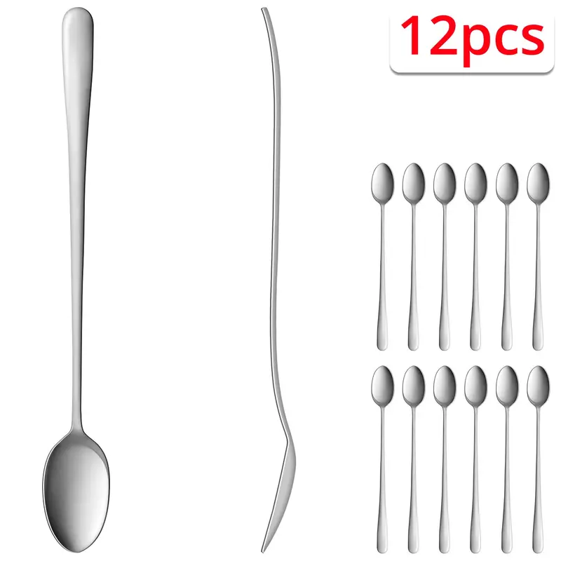 12-Piece Ice Cream Scoop Set – 8.5-Inch Stainless Steel Handles 1