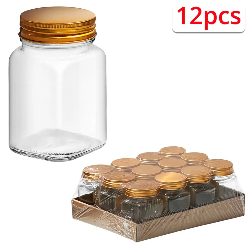 12-Piece Large Glass Canning Jars – 730Ml 1