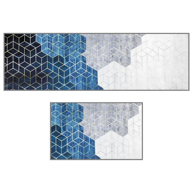 2-Pack Kitchen Anti-Fatigue Rugs – Dishwasher-Safe Mats 1