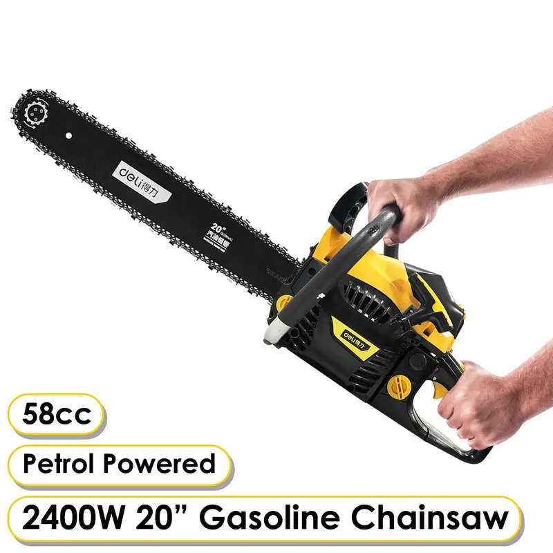 20-Inch Gas-Powered Chainsaw – Professional Cutting Power 1