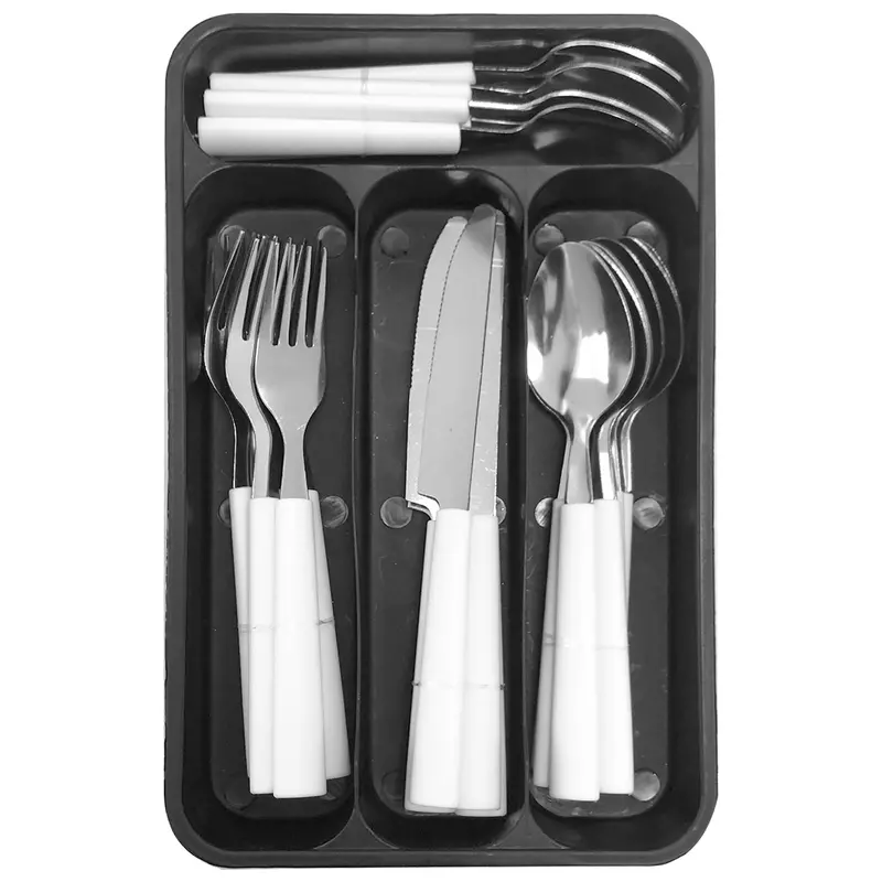 24-Piece Stainless Steel Cutlery Set 1