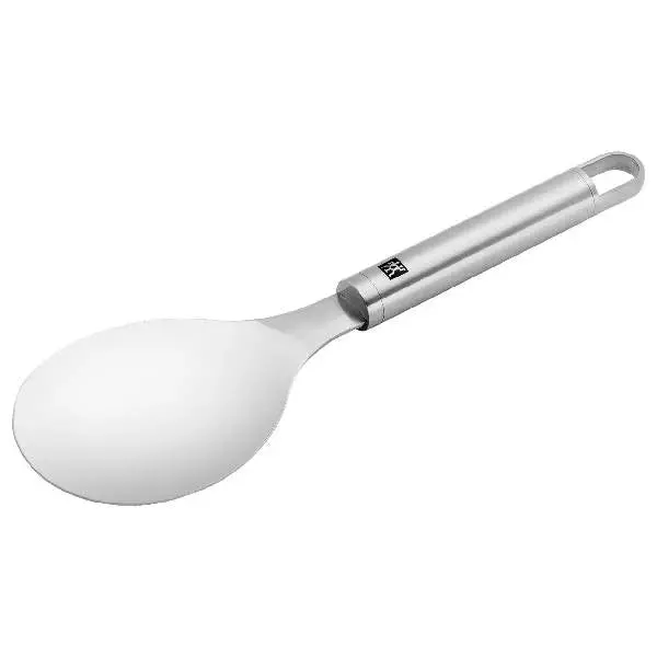 25Cm Stainless Steel Rice Ladle With Deep Bowl And Hanging Loop 1