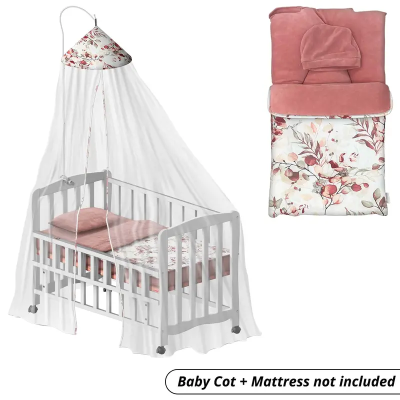 3-Piece Baby Bedding Set – Crib Sheet, Blanket & Pillowcase Bundle 1