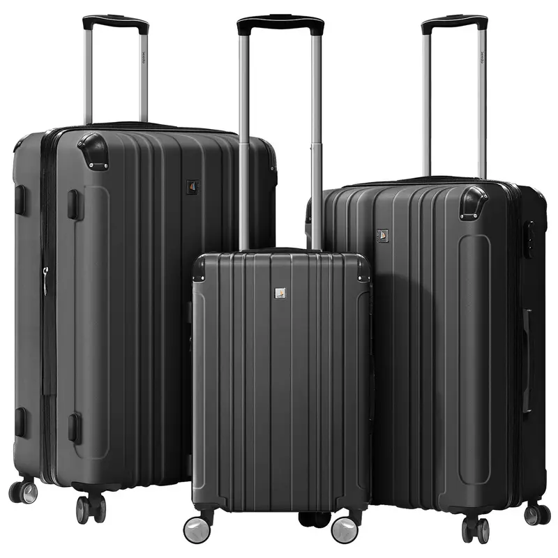 3-Piece Lightweight Luggage Set – Carry-On + Medium + Large 1