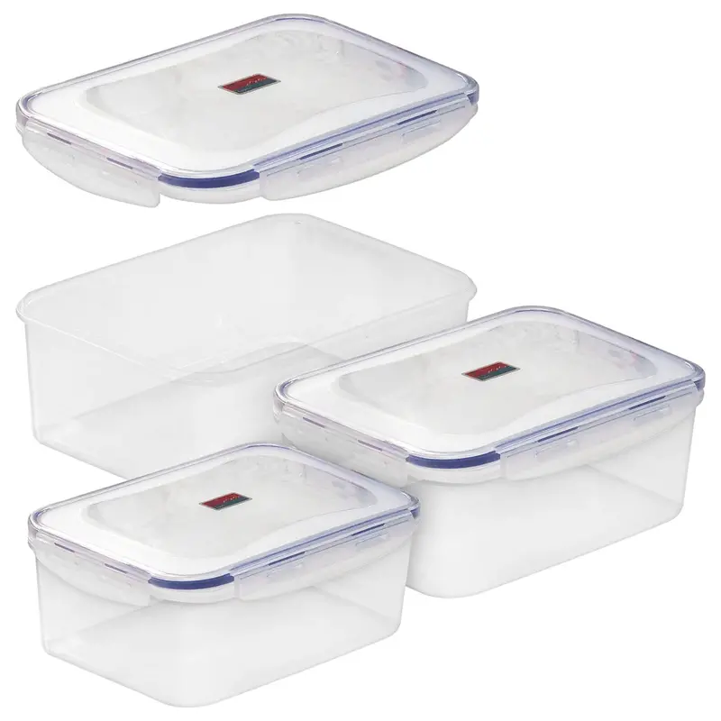 3-Piece Stackable Bpa-Free Food Container Set 1