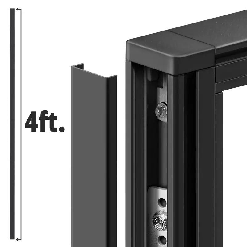 4-Foot Aluminum End Post For Fencing Or Rail Systems 1