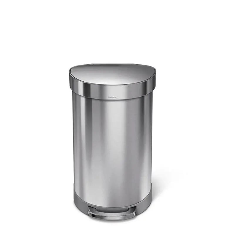 45-Litre Semi-Round Step Trash Can For Kitchens 1
