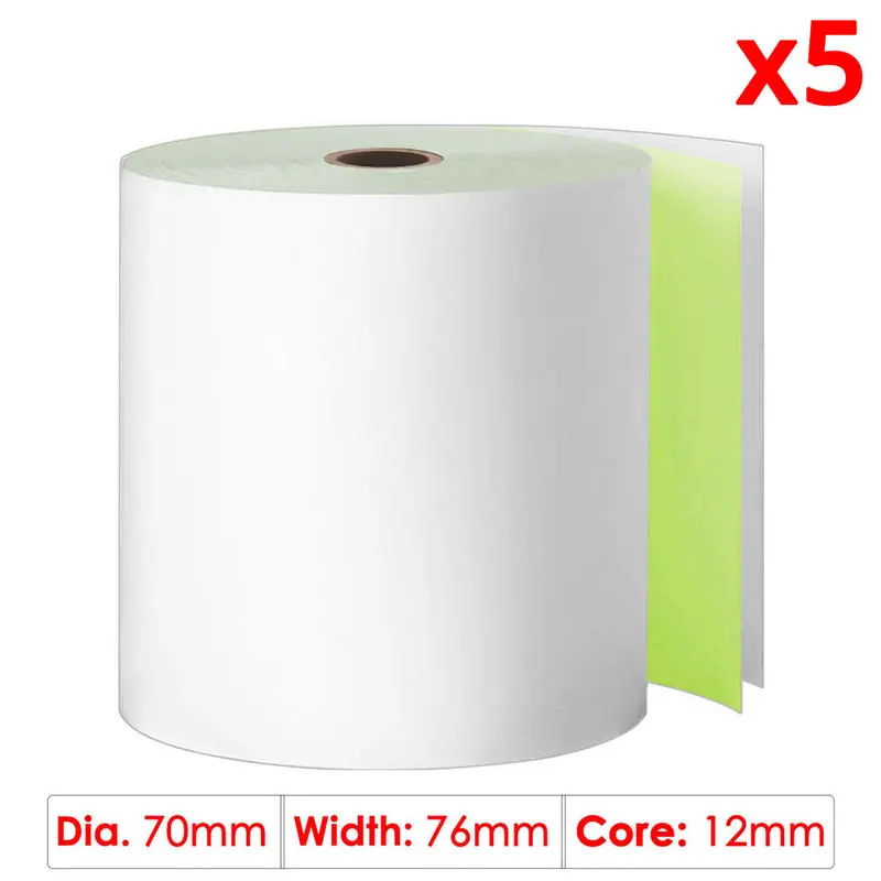 5-Roll Premium Cash Register Roll Pack – Long-Lasting Print Quality 1