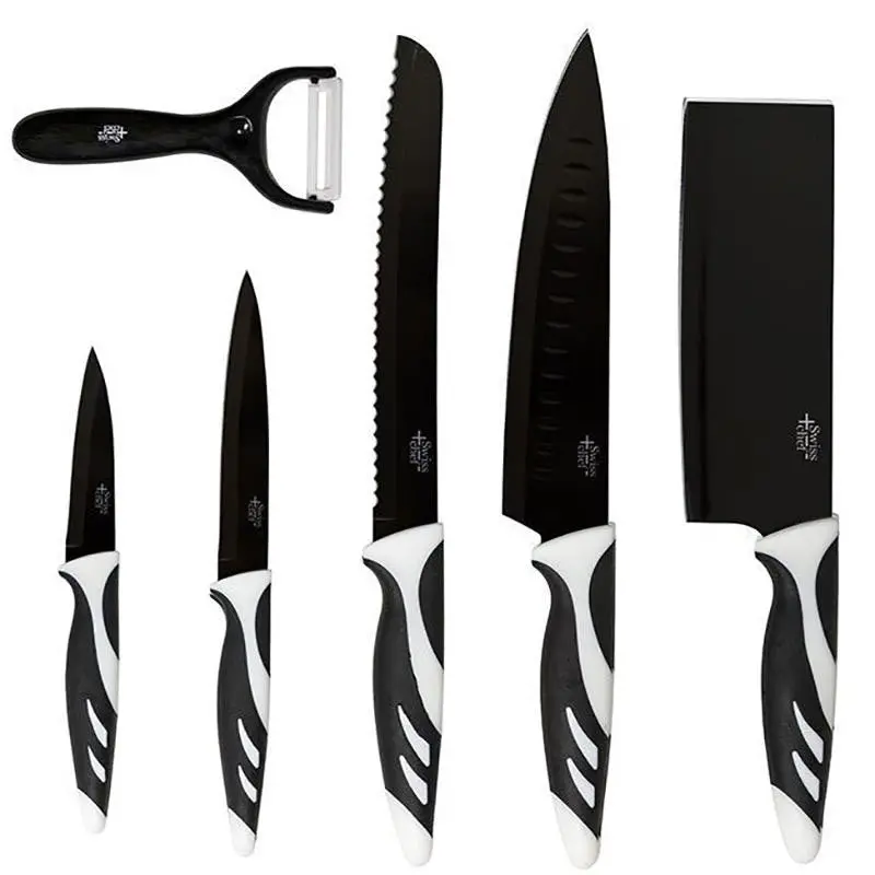 6-Piece Stainless Steel Knife Set 1