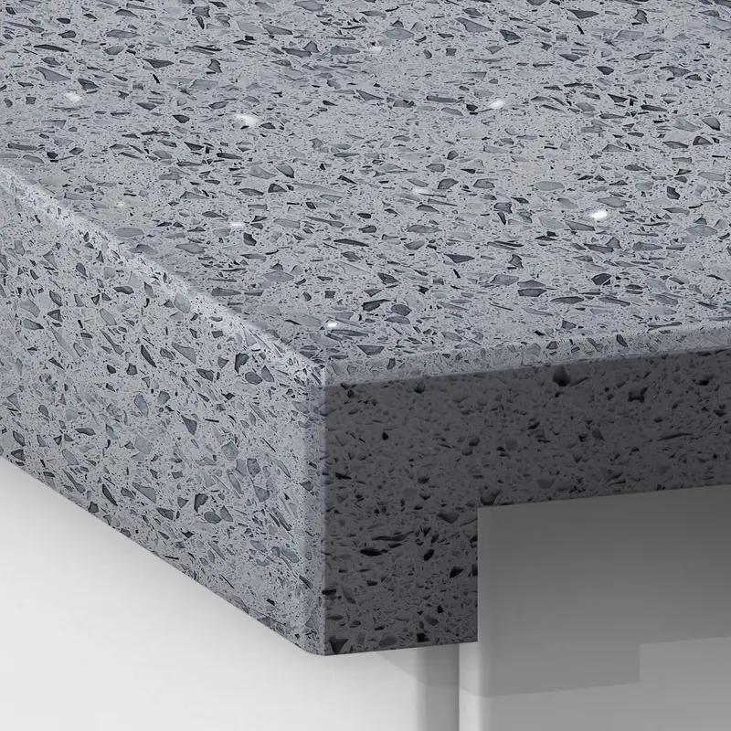 7-Foot-10-Inch By 1-Foot-11-Inch Quartz Kitchen Countertop Slab 1