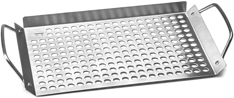 7" X 11" Stainless Steel Grill Grid – Outset Heat-Resistant Rack 1