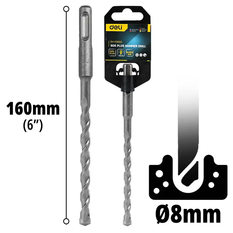 8 Mm Twist Drill Bit – Industrial-Grade Hss For General Purpose Drilling 1
