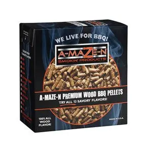 A-Maze-N Apple Wood Pellets – 2 Lb Bag, Light Fruity Smoke For Delicate Meats (802004) 1
