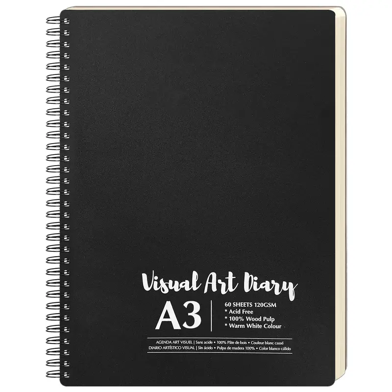 A3-Sized Drawing Sketchbook – 60-Page Premium Paper Pad 1
