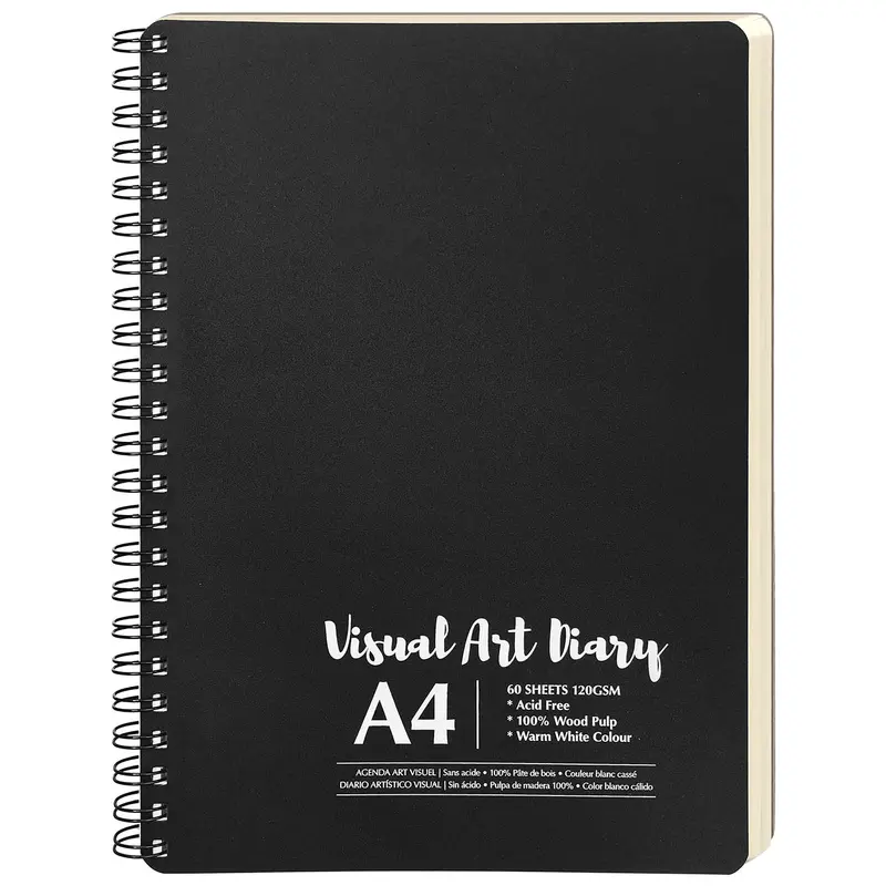 A4-Sized Drawing Sketchbook – 60 Perforated Sheets 1
