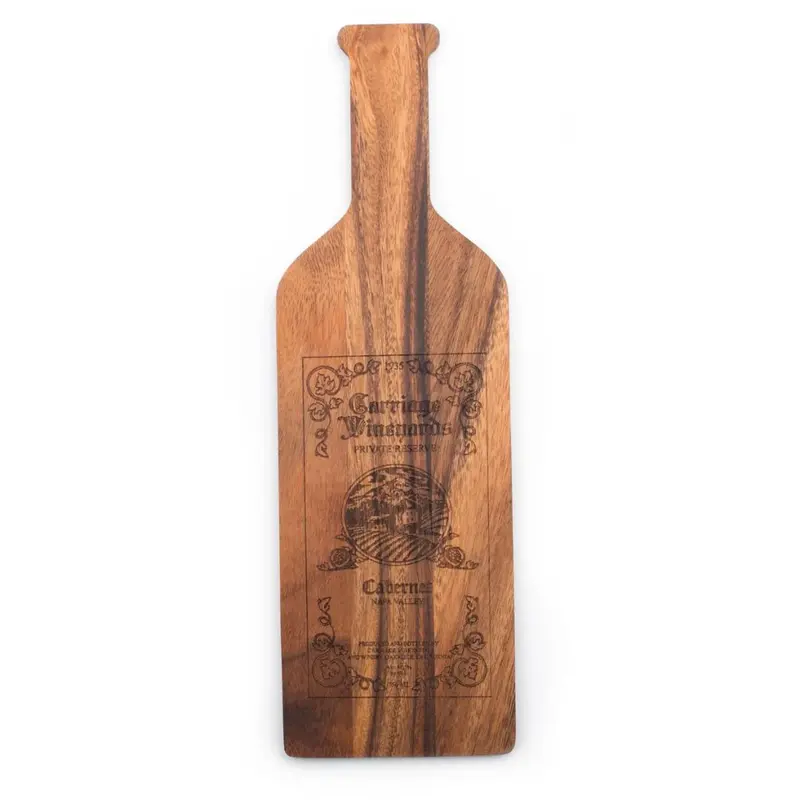 Acacia Wood Wine Paddle Board For Cabernet – Ironwood Series 1
