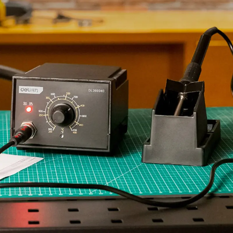 Adjustable Soldering Station – Temperature-Controlled Iron Kit 1