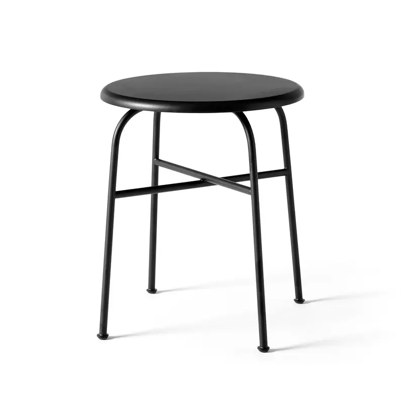 Afteroom Minimalist Stool With Wooden Seat 1