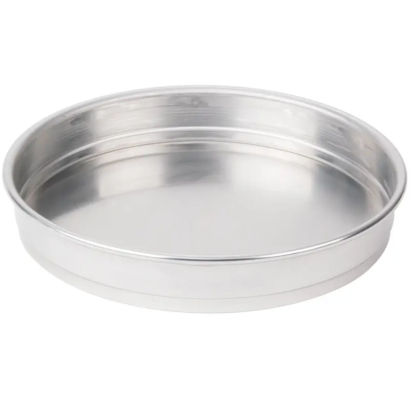 American Metalcraft Heavy-Duty Aluminum Straight-Sided Stackable Pizza & Deep-Dish Pan 1