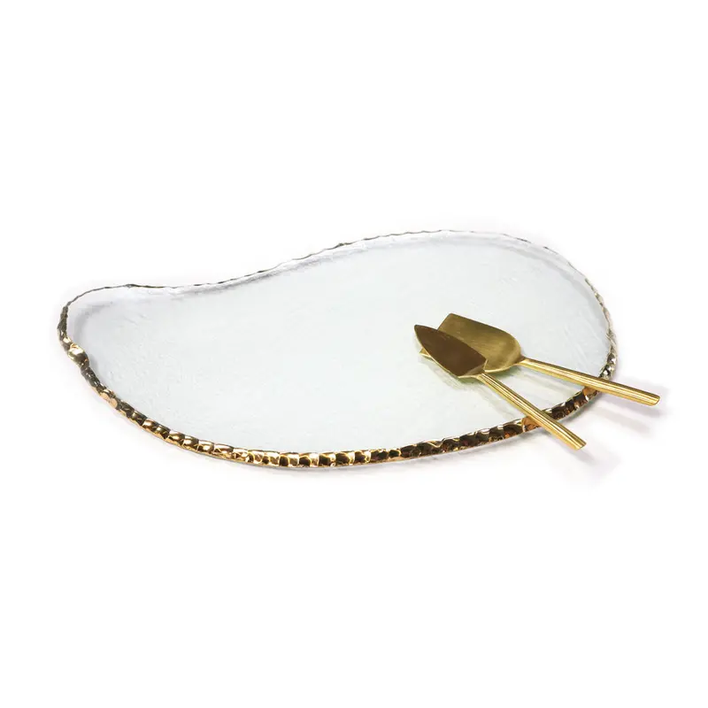 Annie Glass Edgey Cheese Board – Sleek Glass Board For Artisan Cheeses 1
