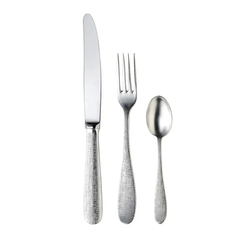 Aria 6-Piece Dessert Flatware Set In Sterling Silver Finish 1