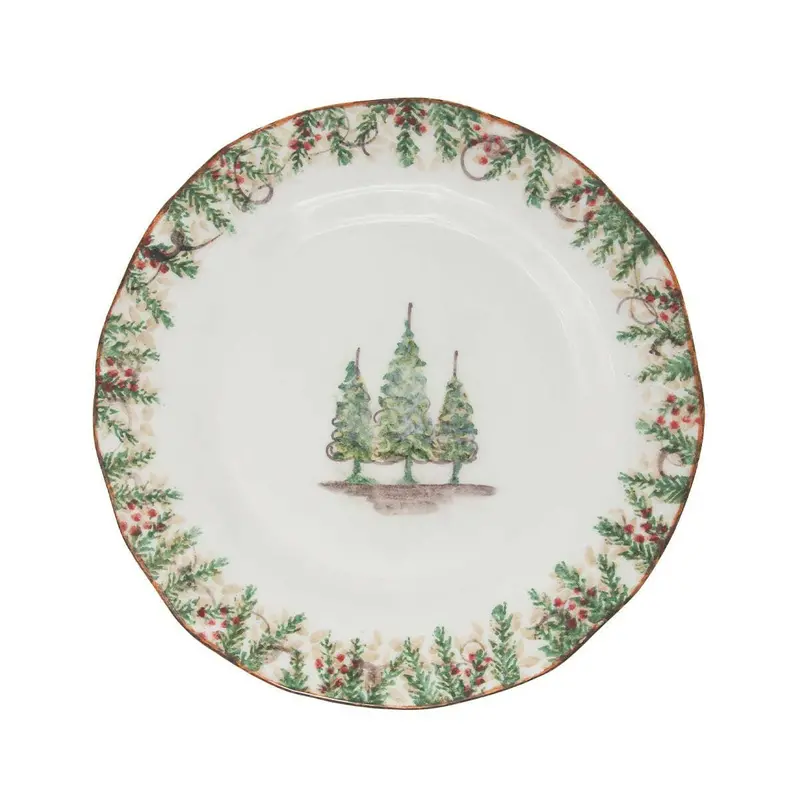 Arte Italica Natale Holiday Dinner Plate – Christmas Collection 1
