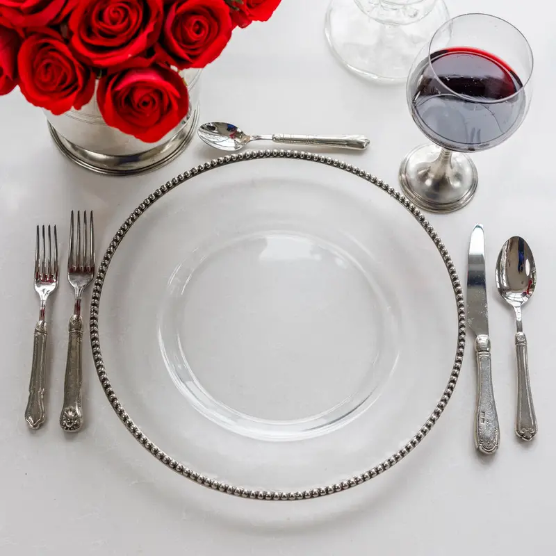 Arte Italica X Crown Linen Tesoro Collection Charger Plate 1