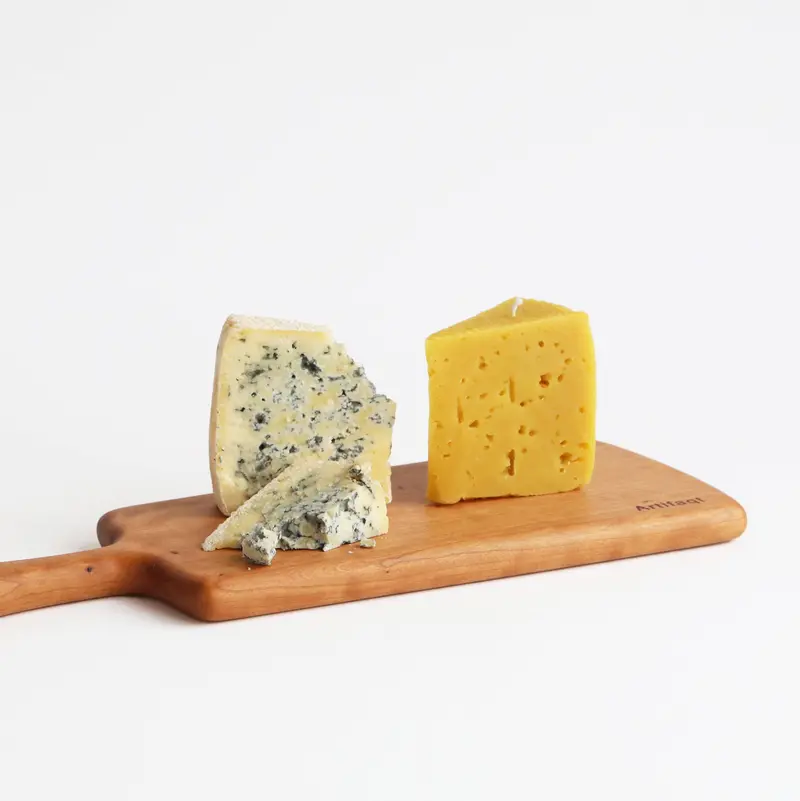 Artifaqt Blue Cheese Scented Beeswax Taper Candle 1