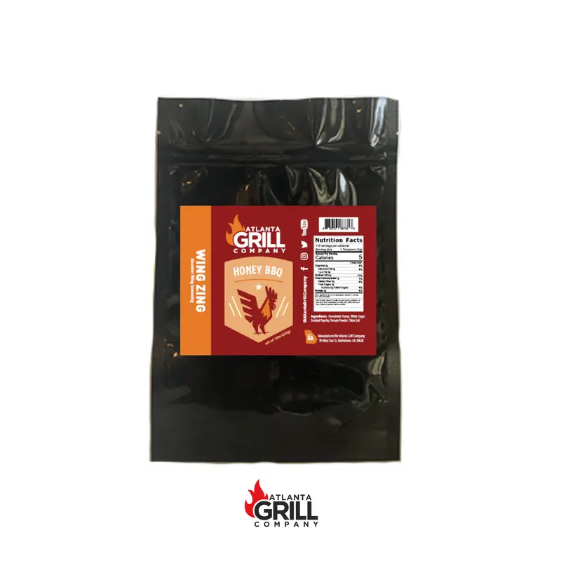 Atlanta Grill Co. Honey Bbq Chicken Wing Sauce 1