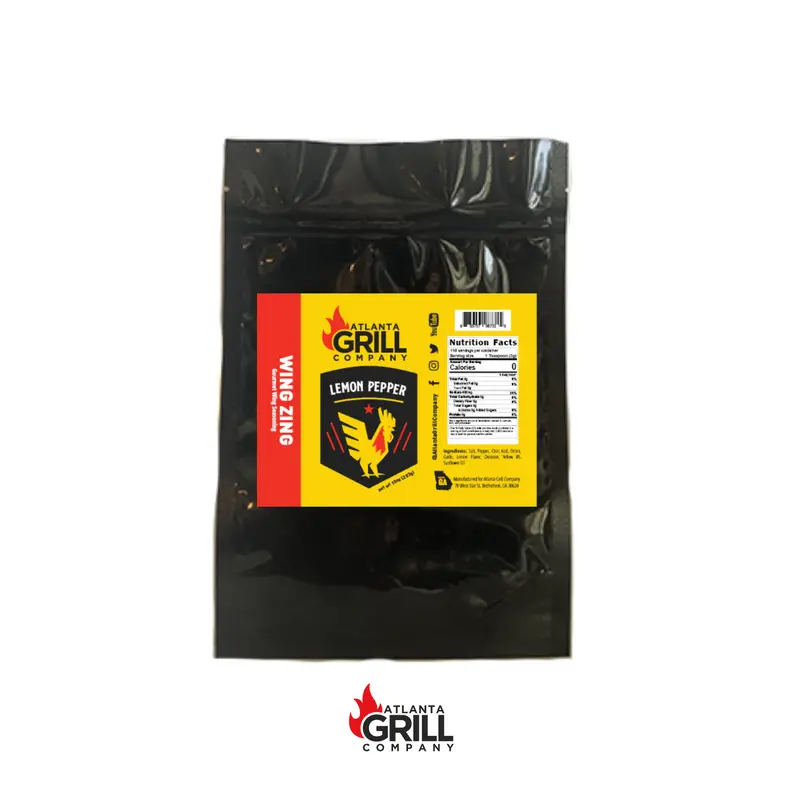 Atlanta Grill Co. Zesty Lemon Pepper Chicken Wing Sauce 1