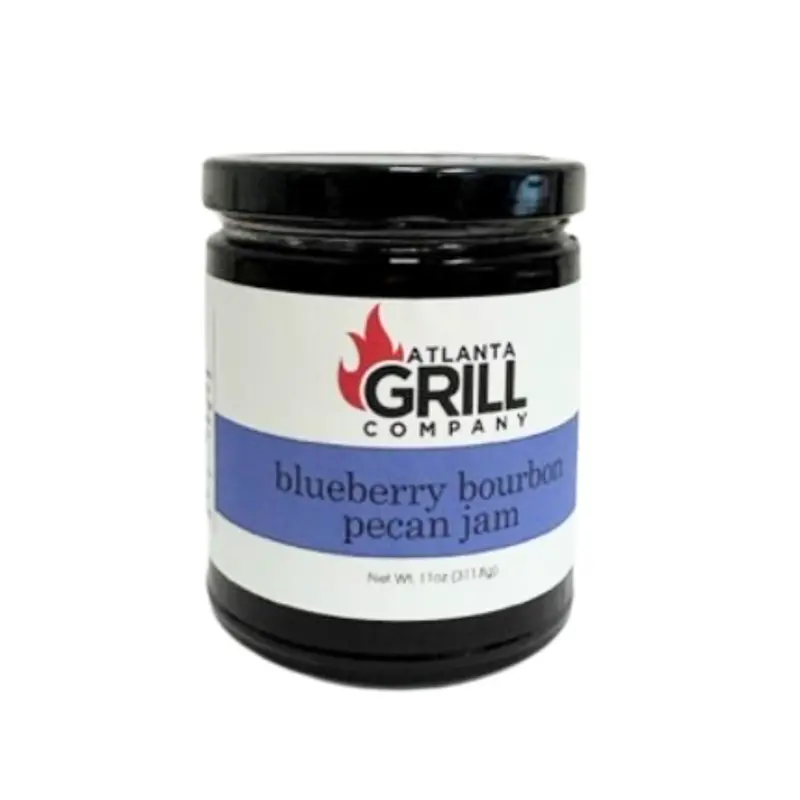 Atlanta Grill Company Blueberry Bourbon Pecan Jam – Small-Batch Artisan Spread 1