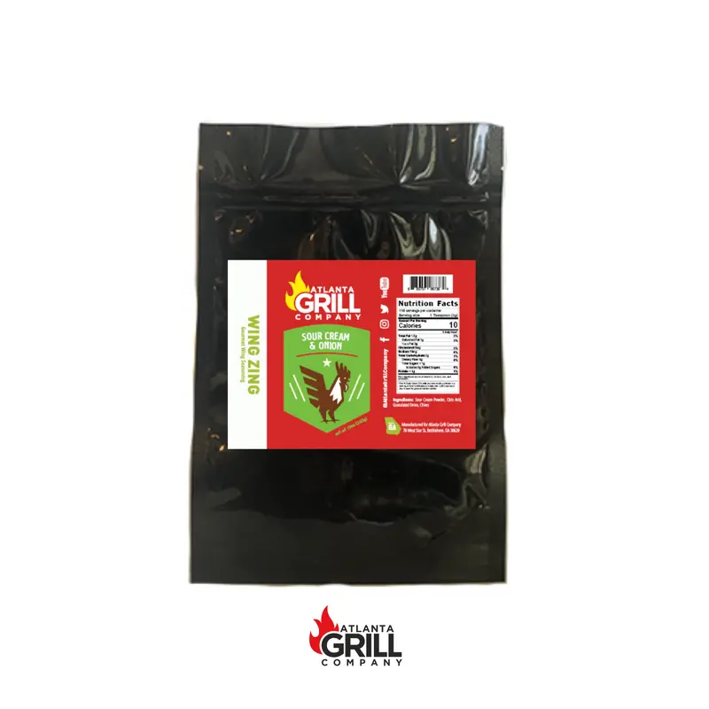 Atlanta Grill Sour Cream & Onion Wing Zing – Creamy, Tangy Dipping Sauce 1