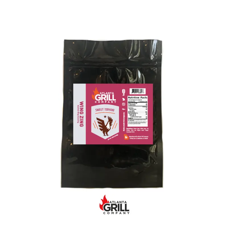 Atlanta Grill Sweet Teriyaki Wing Zing – Gourmet Glaze For Chicken Wings 1