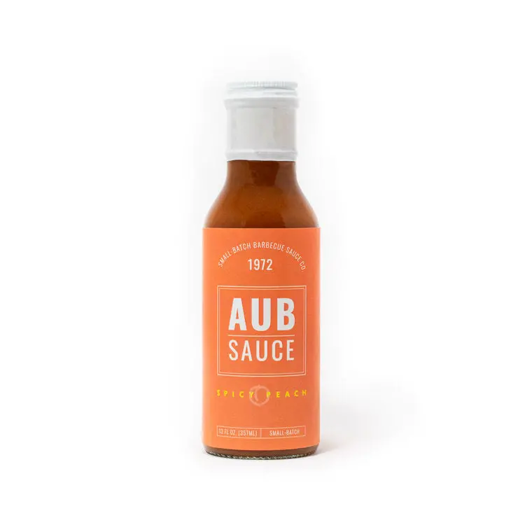 Aubsauce Spicy Peach Bbq Sauce 1