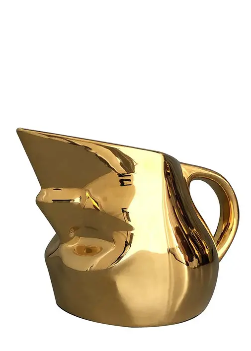 Bauta Brass-Accented Terracotta Carafe 1