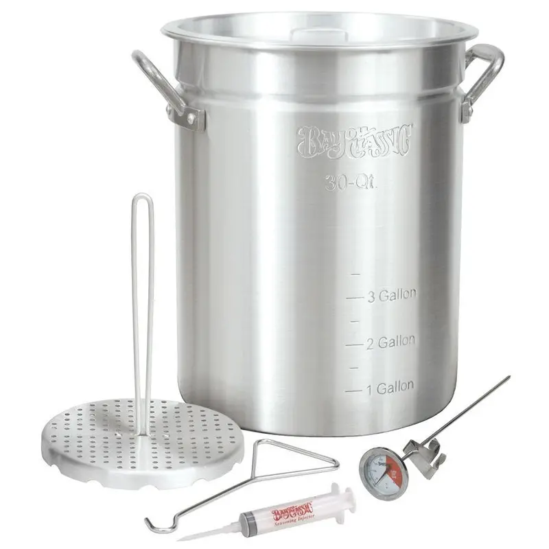 Bayou Classic 30-Quart Aluminum Turkey Fryer Pot 1