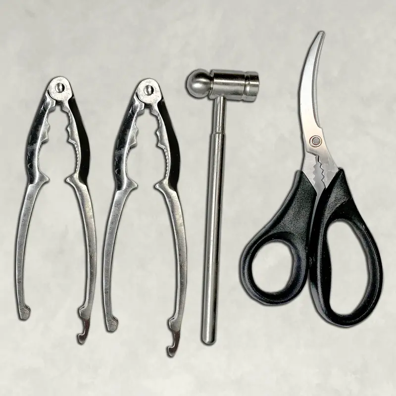 Bayou Classic Seafood Prep Kit – 4-Piece Tool Set 1