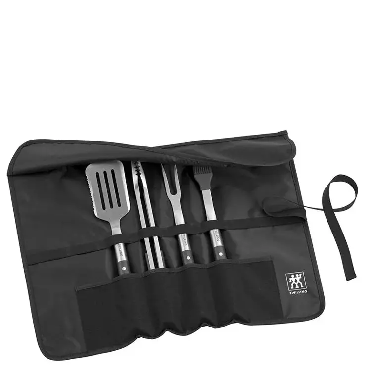 Bbq+ Premium 5-Piece Grill Tool Set With Heat-Resistant Handles 1