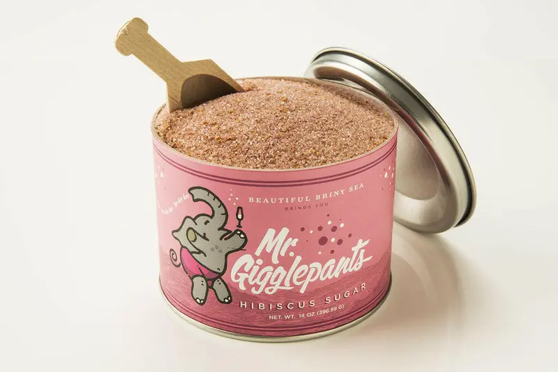 Beautiful Briny Sea Hibiscus Cane Sugar – Mr. Gigglepants Edition 1