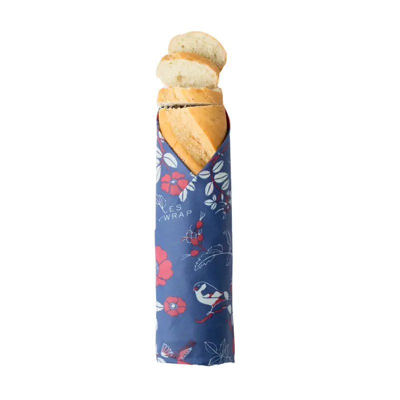 Bee’S Wrap Botanical Print Bread Wrap – Sustainable, Washable Food Cover 1
