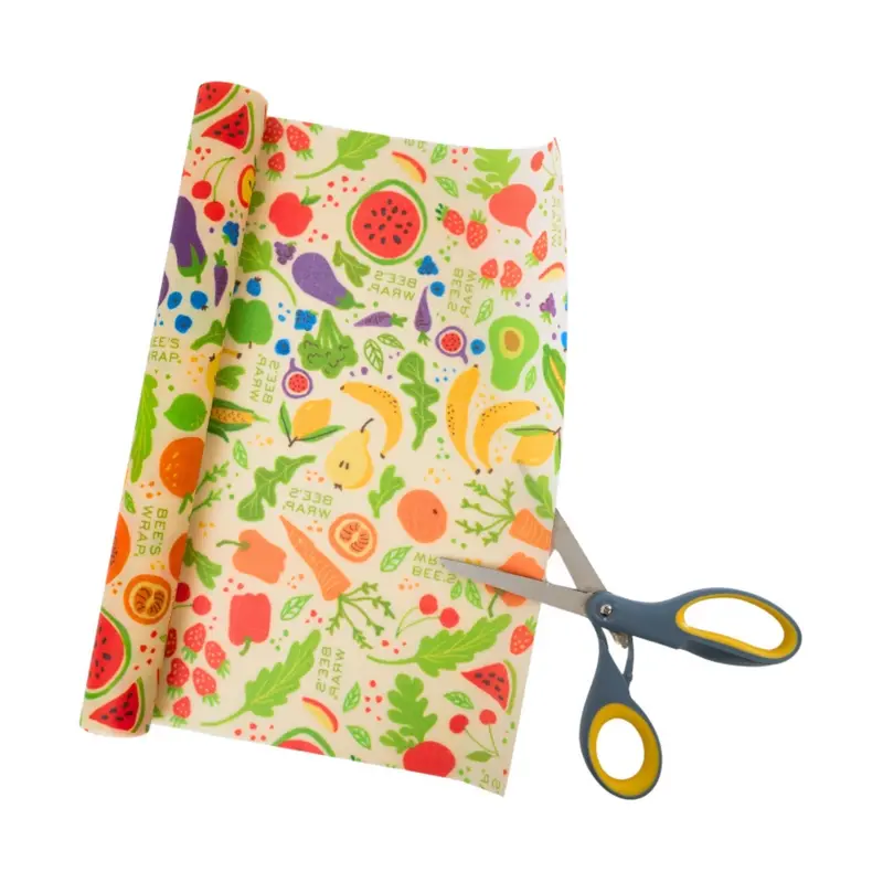 Bee’S Wrap Garden Party Cut-To-Size Beeswax Food Wrap Roll 1