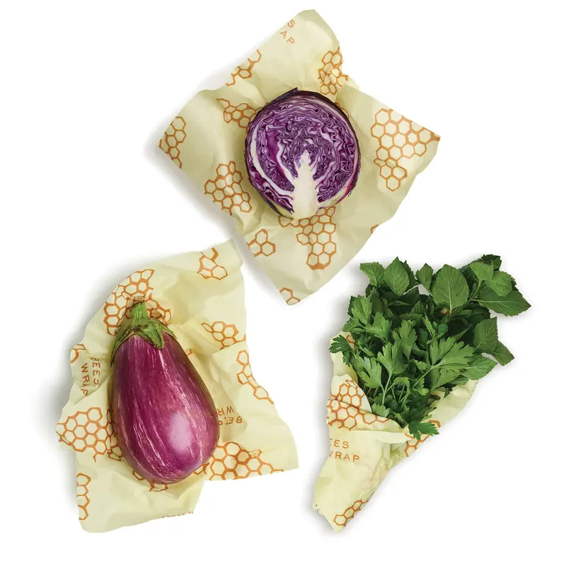 Bee’S Wrap Large-Sized Food Wraps: 3-Pack Set 1