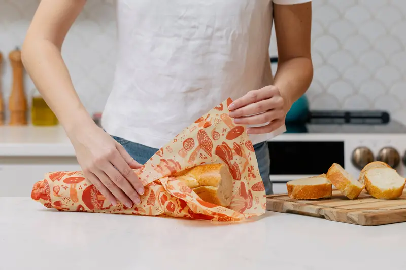 Bee’S Wrap Mushroom Magic Bread Wrap – Limited-Edition Beeswax Food Cover 1
