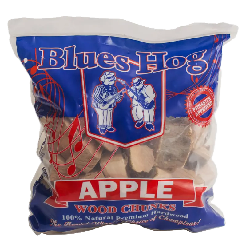 Blues Hog Apple Wood Smoking Chunks – Bark-Free, 300 Cu In 1