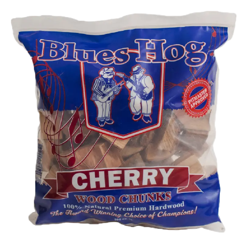 Blues Hog Cherry Wood Smoking Chunks – All-Natural, 300 Cu In 1