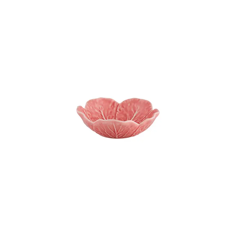 Bordallo Pinheiro 5-Inch Pink Cabbage Small Bowl | Mini Serving Or Condiment Dish 1